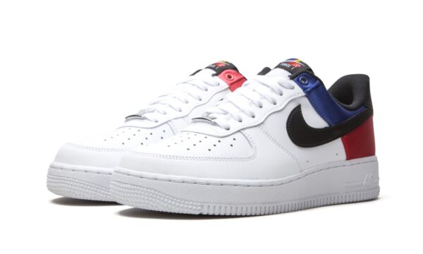 Nike Air Force 1 Low '07 LV8 Unite White Red Blue Satin - Image 3