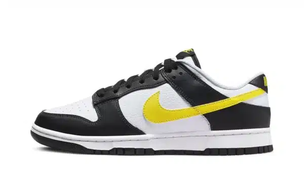 Nike Dunk Low Black Opti Yellow - Image 4