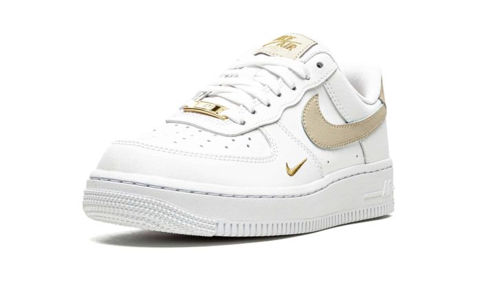 Nike Air Force 1 Low '07 Essential MNS WMNS"Toe Swoosh - White / Rattan"