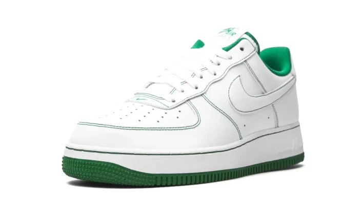 Air Force 1 Low '07" Contrast Stitch - White / Pine Green"